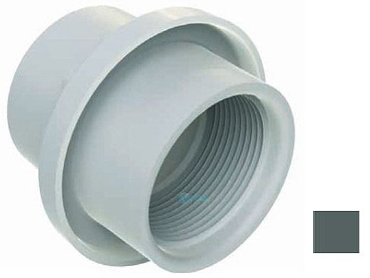 AquaStar Light Niche Return Fitting | Fits Over 1.5" Pipe | Dark Gray | 3605