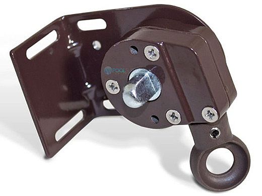 Coolaroo Cordless Crank Unit | Right Side Mount | Brown | Z 13-CURBR