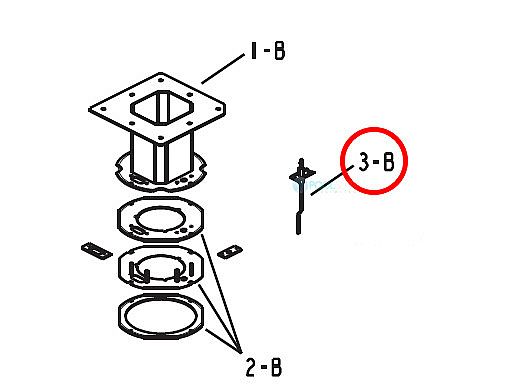 Raypak MVB Flame Sensor Probe | 011752F