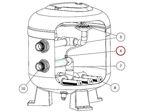 Hayward Internal Air Relief Assembly (HCF302T) | HCXFARA1000