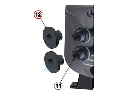 Hayward Filter Flange Kit 3" (HCF343F, HCF363F) | HCXFFFK1000