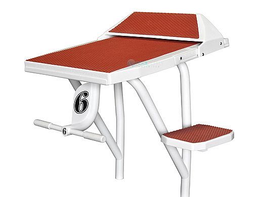 SR Smith Velocity Dual Post Standard Starting Platform with Sand Tread and Track Start | VELO-DP-TS-SA