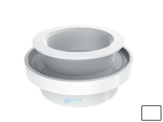 AquaStar AquaThunder Gunite Jet Niche with Water Stop | White | AT128101