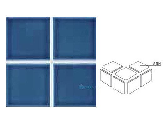National Pool Tile Discovery Field 3x3 Series | Caribbean Blue | DSF95N SBN