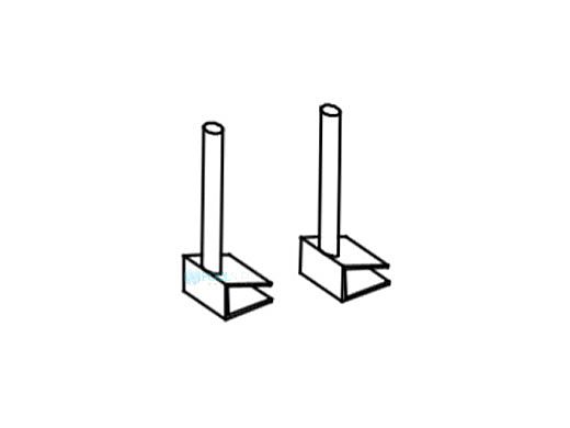 Blue Wave Table Tennis Post Clips | 2-Pieces | NGP57821