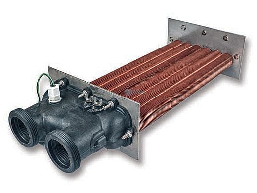 Raypak Heat Exchanger Assembly Complete with Polymer Heads 156A | 014870F