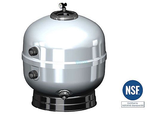 Fluidra USA 24" Aster Side Mount Hight Rate Sand Filter | 3.22 Sq. Ft. | 28342-S3