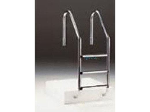 Fluidra USA 2-Steep Standard Ladder | 1.7" O.D. x .49 Wall | Plastic | 07642