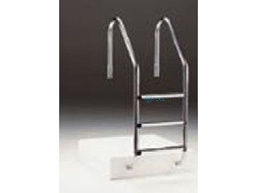 Fluidra USA 3-Steep Standard Ladder | 1.7" O.D. x .49 Wall | Plastic | 07643