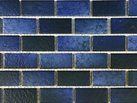 Fujiwa Tile Glasstel Mosaic Series 7/8" x 1-7/8" | Indigo Matte | Glasstel-75