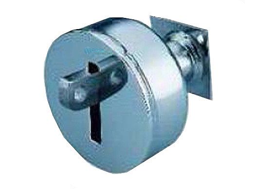Fluidra USA Cup Anchor with retractable Hook | Round Face | Stainless Steel | 00205