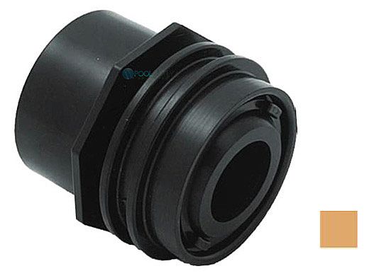 AquaStar 2" Flush-Mount Return Fitting with Water Stop Eyeball and Nut | Tan | 3308
