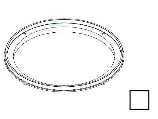 AquaStar 10" Anti-Entrapment Round Mud Frame | White | 10FR101