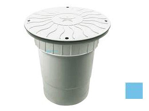 AquaStar 10" Round Debris Catcher Suction Outlet Cover with Double Deep Sump Bucket with 6" Socket (VGB Series) | Blue | 10LT104F