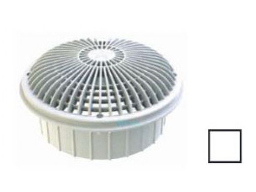 AquaStar 10" Round MoFlow Suction Outlet Cover | Double Deep Sump | White | 10MF101A