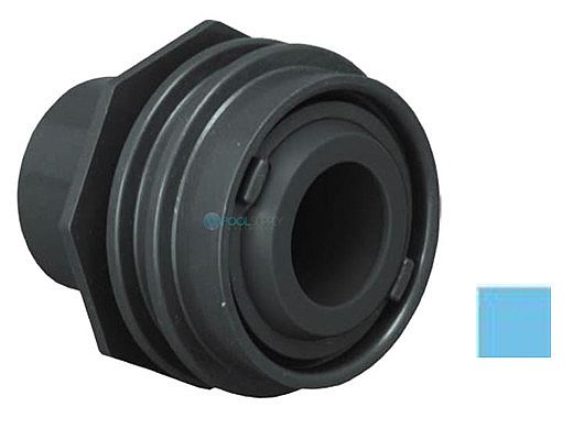 Aquastar Flush Mount Return/Water Barrier, Fits 1" or 1 1/2" Pipe | with Slotted Orifice | Blue | 304D