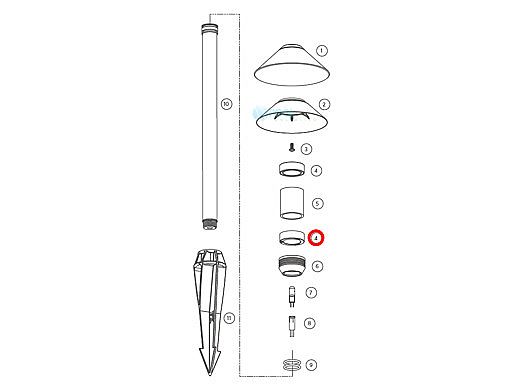 FX Luminaire BD Path Light Seal | 250012140000