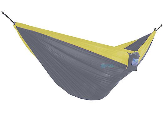 Vivere Double Parachute Hammock | Grey-Yellow | PAR251