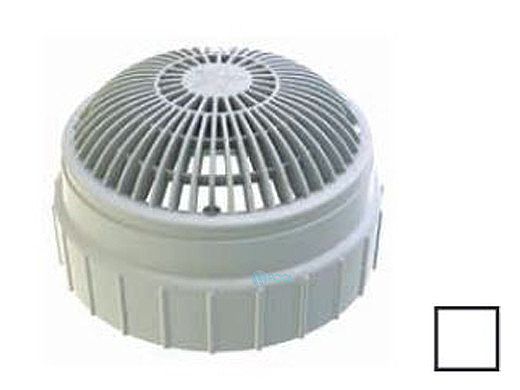 AquaStar 8" Round MoFlow Suction Outlet Cover with Double Deep Sump | White | 8MF101A