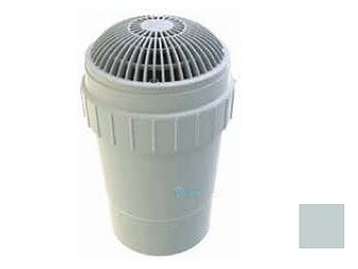 AquaStar 8" Round MoFlow Suction Outlet Cover with 6" Socket Deep PVC Sump | Light Gray | 8MF103F