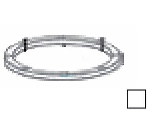 AquaStar 8" Vinyl Clamping Ring and Gasket Replacement Kit | White | 8VK101