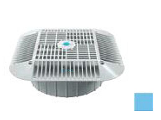 AquaStar 14" Square Grate with Double Deep Mud Frame/Sump for Optional Secondary Drain (VGB Series) | Blue | 914104A