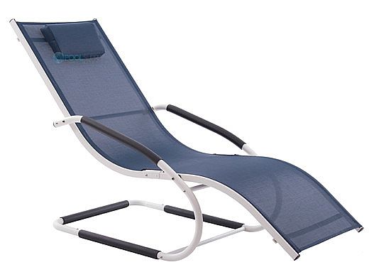 Vivere Wave Lounger | Navy | WAVELNG1-NW