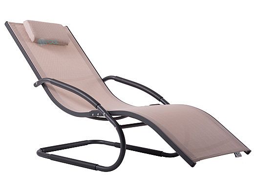 Vivere Wave Lounger | Macchiato | WAVELNG1-MA