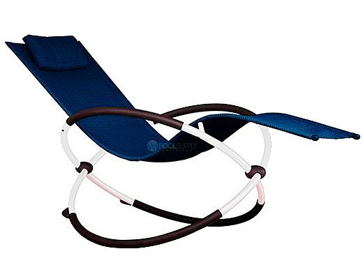Vivere Orbital Lounger | Navy | ORBL1-NW