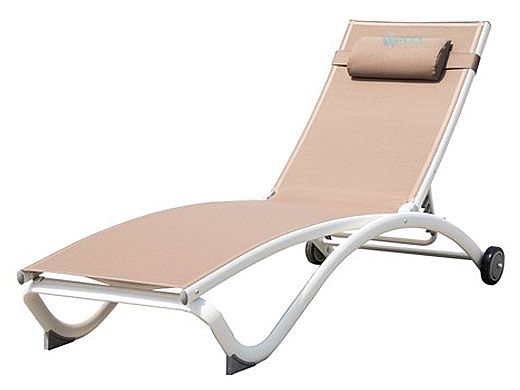Vivere Glendale 4-Position Pool Lounger | Macchiato | GLEL-MA