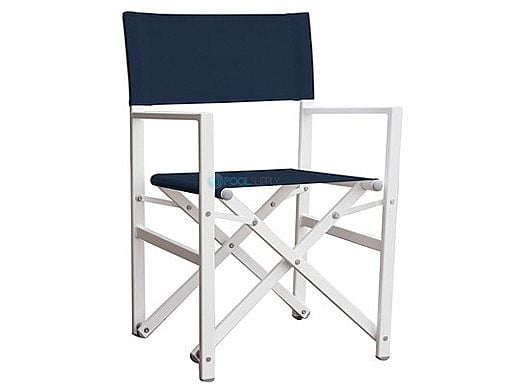 Vivere Studio Folding Director's Chair | Navy Steel | STUC-NS