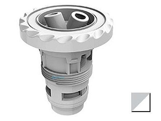 AquaStar AquaThunder Rotational Jet Barrel with Light Gray WAVE Logo and White Rubber Overmold | Double | ATGB40301A-7