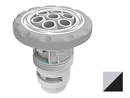 AquaStar AquaThunder Massage Jet Barrel with Light Gray WAVE Logo and Black Rubber Overmold | ATGB50302A-7