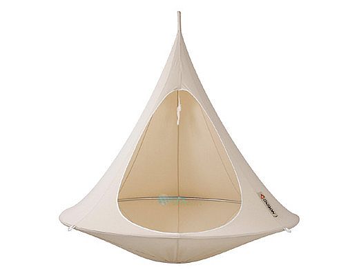 Vivere Bonsai Cacoon Hanging Chair | Natural White | CACBW1