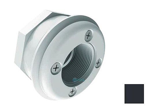 AquaStar 4 Screw Vinyl Fitting | Black | ES140802