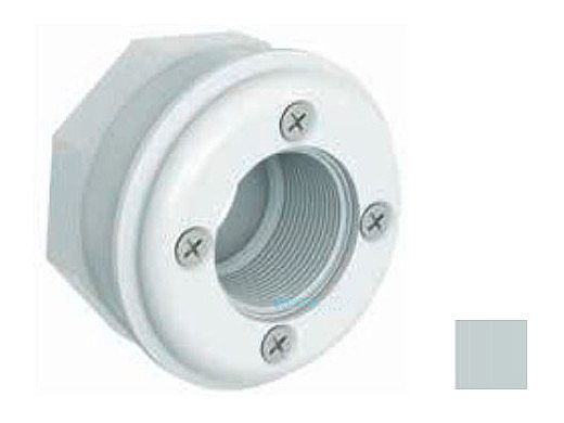 AquaStar 4 Screw Vinyl Fitting with 1 1/2" Socket | Light Gray | ES1408SL03