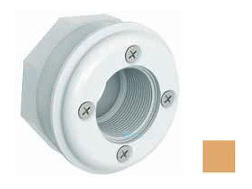 AquaStar 4 Screw Vinyl Fitting with 1 1/2" Socket | Tan | ES1408SL08