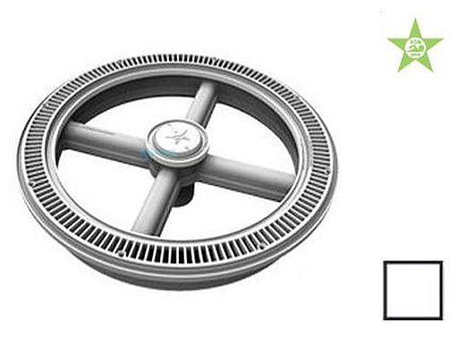 AquaStar 20" Full Circle Drain Cover | White | FC09101