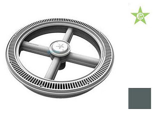 AquaStar 20" Full Circle Drain Cover | Dark Gray | FC09105