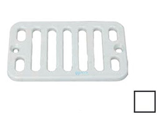 AquaStar Gutter Deck Drain Lid Only | White | GDDL101
