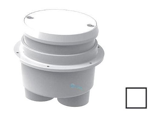 AquaStar Junction Box with Round Lid | White | JBR101