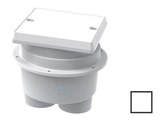 AquaStar Junction Box with Square Lid | White | JBS101
