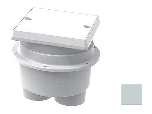 AquaStar Junction Box with Square Lid | Light Gray | JBS103
