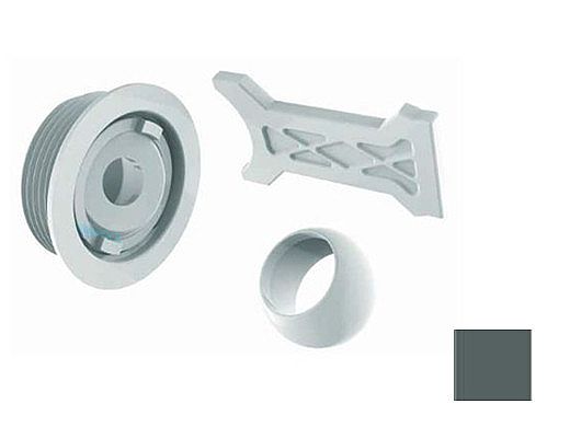 AquaStar Flush Retrofit Eyeball | Dark Gray | JO105