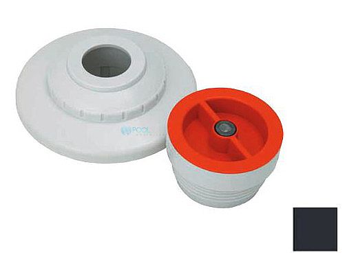 AquaStar 1/2" Extender with 3 pc Decorative Cover and Plaster Cap with 1/2" Orifice | Black | MP102C
