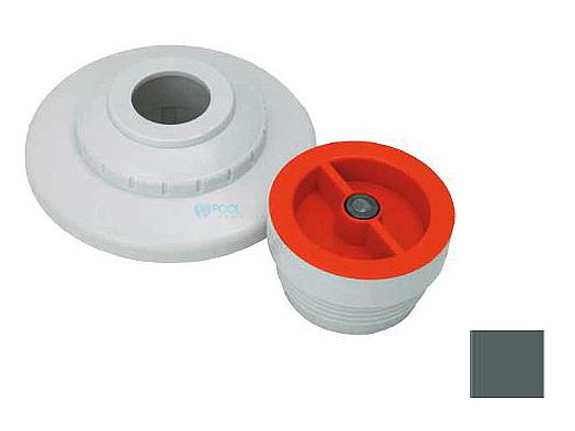 AquaStar 1/2" Extender with 3 pc Decorative Cover and Plaster Cap with 1/2" Orifice | Dark Gray | MP105C