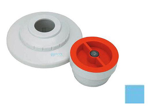 AquaStar 1/2" Extender with 3 pc Decorative Cover and Plaster Cap with Slotted Orifice | Blue | MP104D