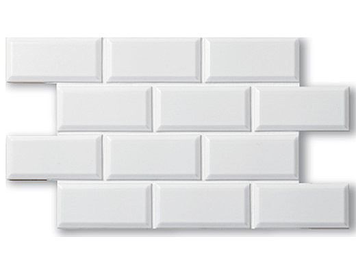 Cepac Tile Contour Beveled Series | Matte White | CON-2B