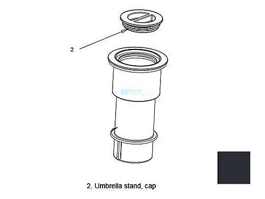 AquaStar Center Cap and Sleeve | Black | SMUSC102