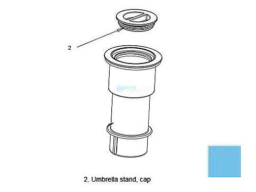 AquaStar Center Cap and Sleeve | Blue | SMUSC104